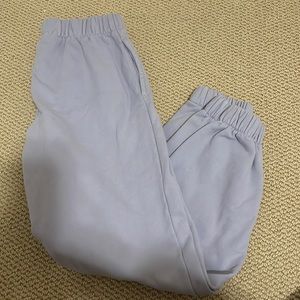 Purple-ish blue Brandy Melville sweatpants!